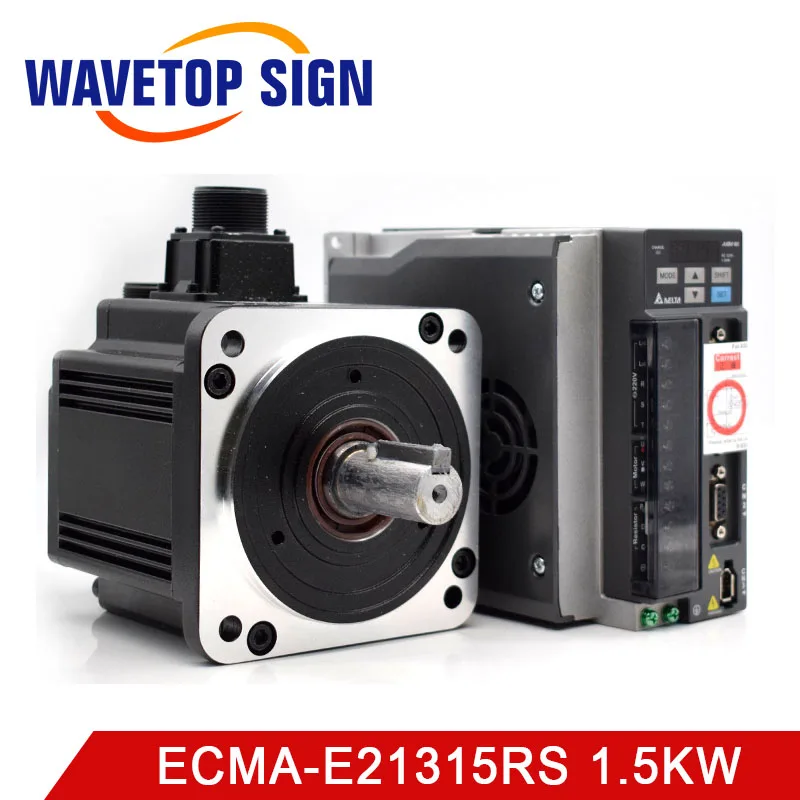  Сервомотором 1.5KW B2 серии ASD-B2-1521-B + ECMA-E21315RS 3M провода 7.16N.M 8.3A использовать для автоматической