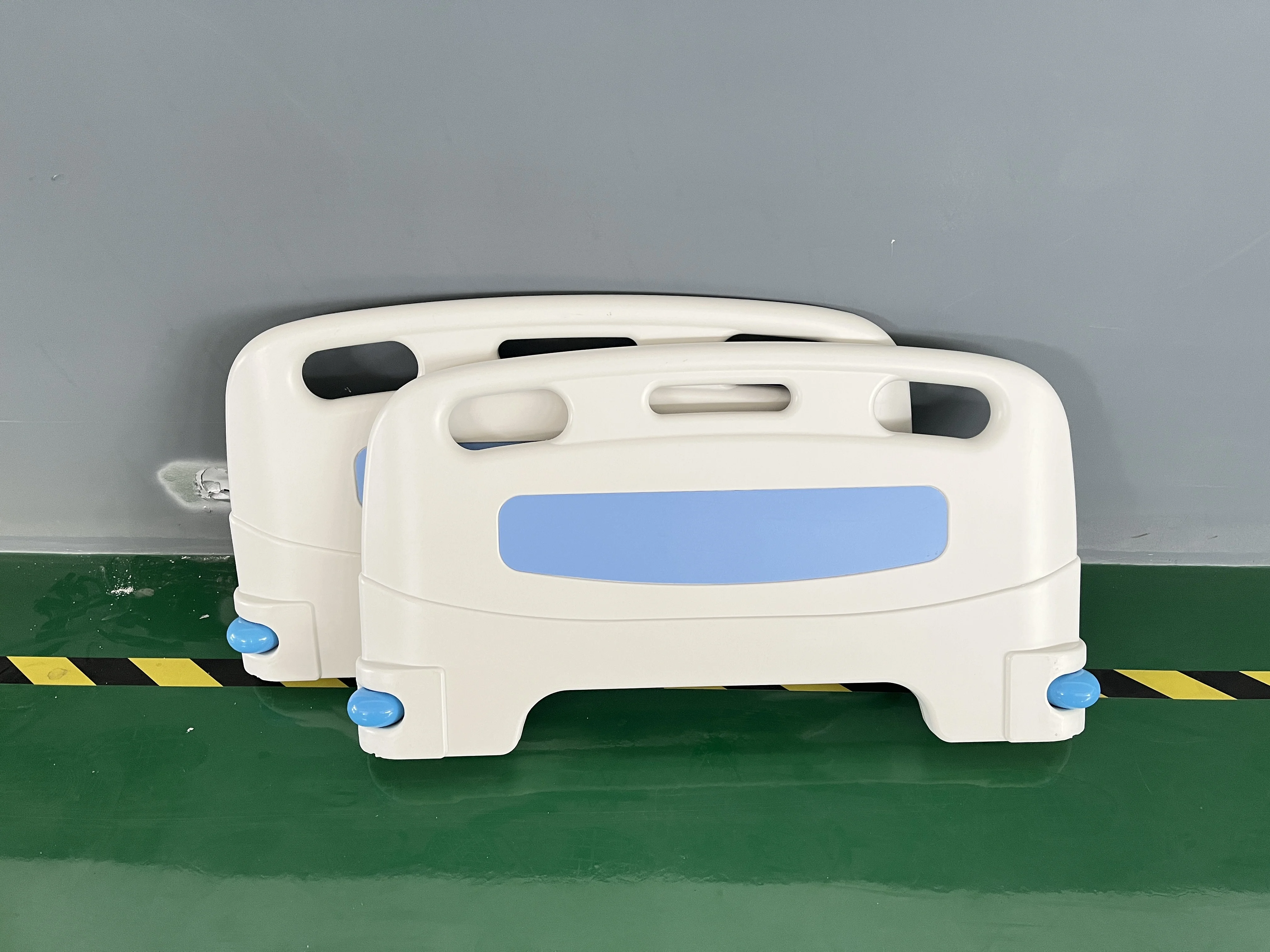 Medical plastic PP head and foot board hospital bed headboard parts accessory