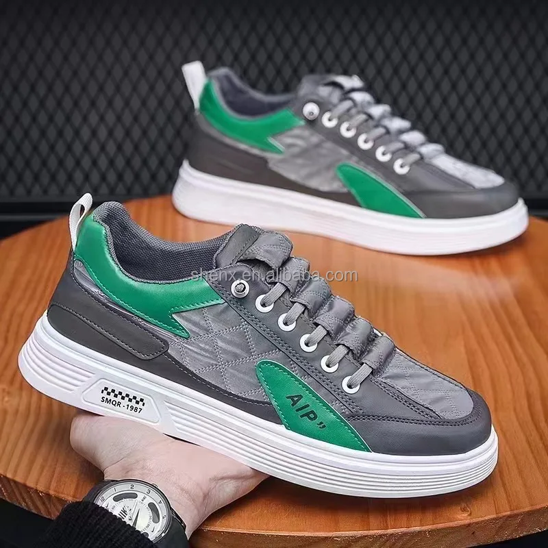 New Bean Korean Fashion Casual Sports Sneakers For Men Running Walking Style Shoes