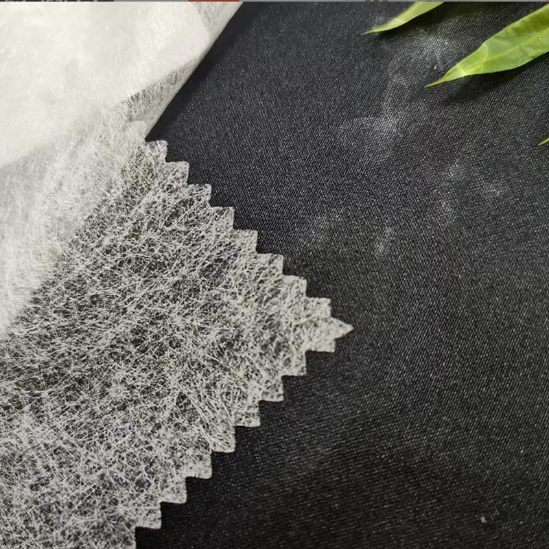 embroidery stabilizer backing Fusible non woven interlining fusing paper for embroidery soft feeling 1045SF