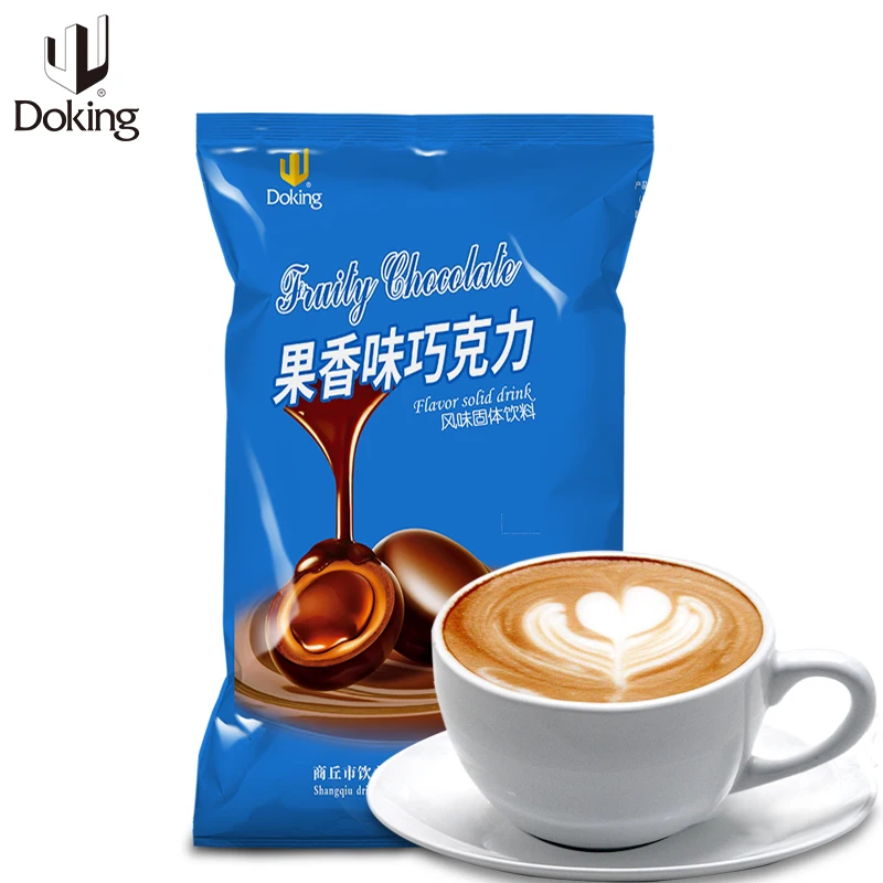 Doking 700G Gigh Quality and Low Price Multi-Flavor Fruity Chocolate Powder( Solid Flavored Drinks)