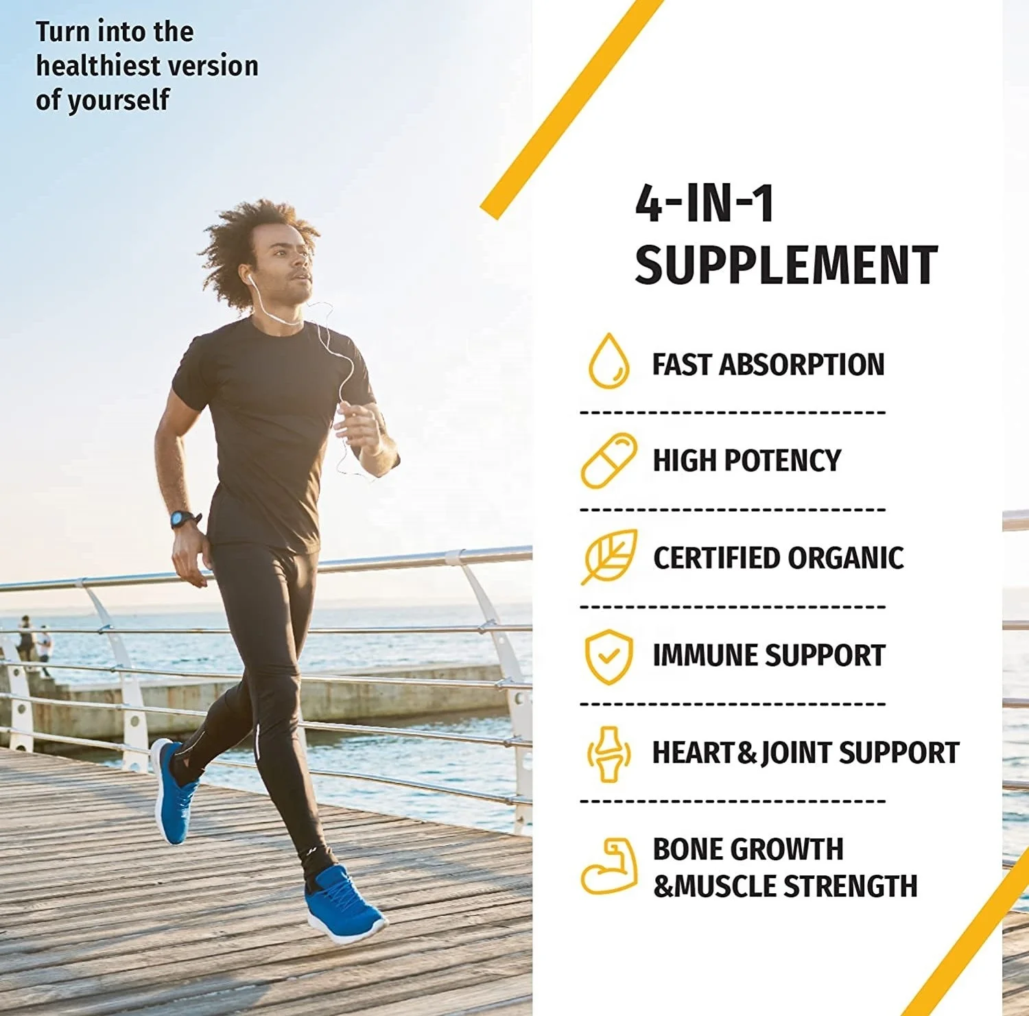 Organic Vitamin D3 K2 Drops with MCT Oil Omega 3 for Immune Support  5000IU