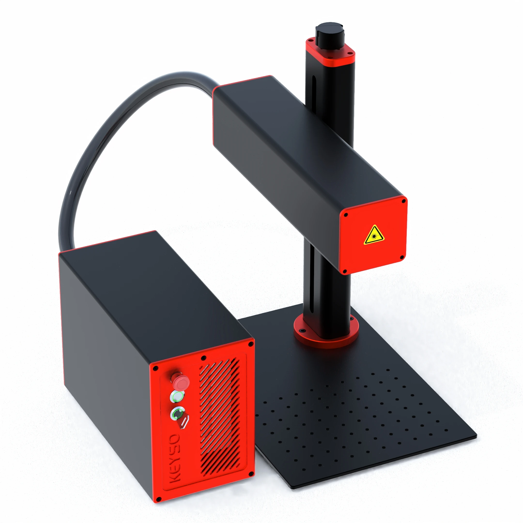KS30 30W Fiber Laser Marking Machine RFQ Laser Cutting and Wire Marker with Max Brand Laser Source Core Components