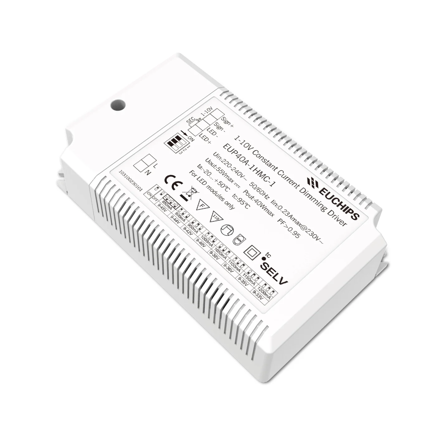 40W Tunable White LED down Light with Long Lifespan Dimmable 0-10V Driver Constant Current