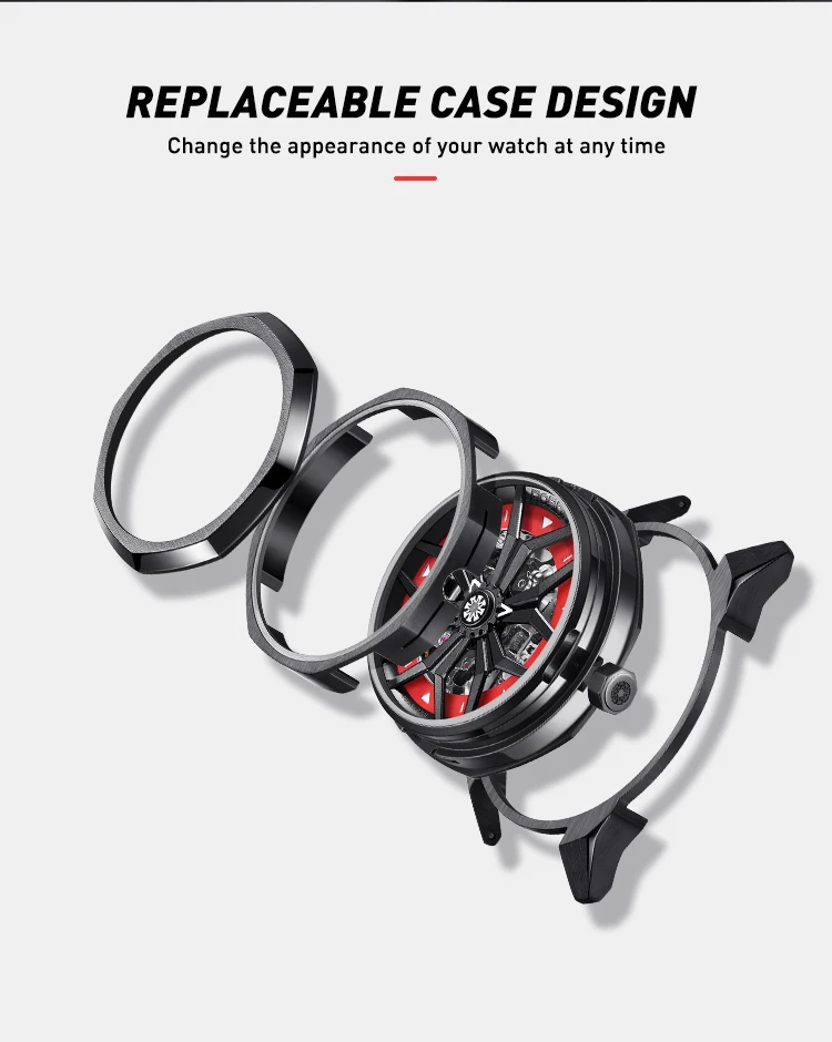 High quality classic luxury watch unique mens luminous waterproof skeleton automatic mechanical watch mechanic watches for men