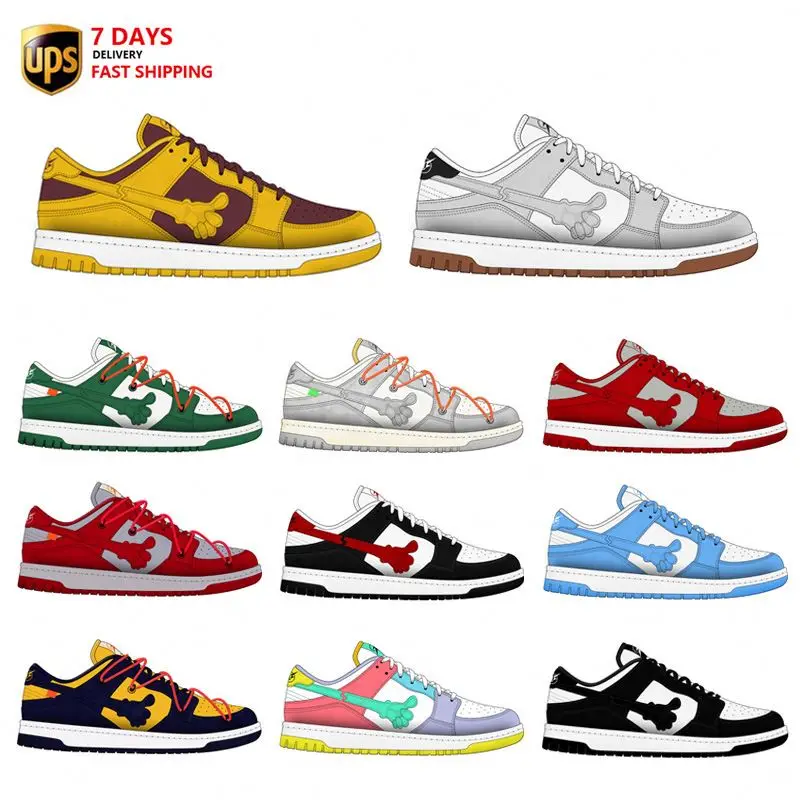 Custom Logo panda sb creatures low sneaker Fashion Brand Casual Women Ladies Running  Man Sneakers Black Sports Shoes