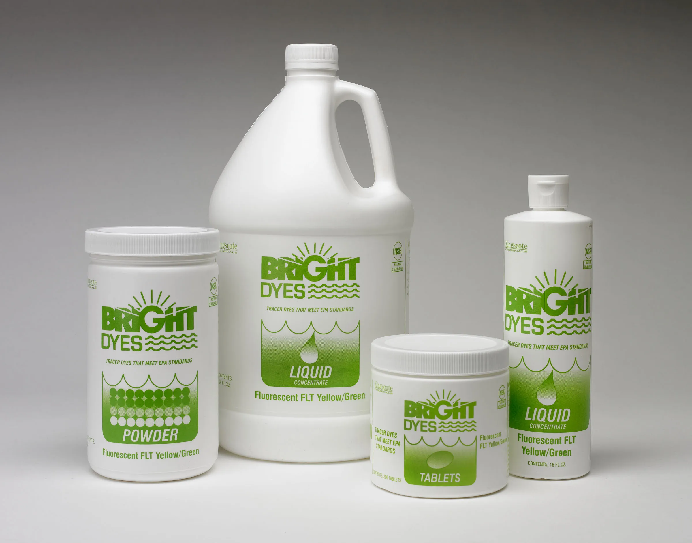 Fluorescent FLT Yellow/Green Powder Made In USA Green Water Tracing Leak Detection Flourescent Dye 1 Gallon