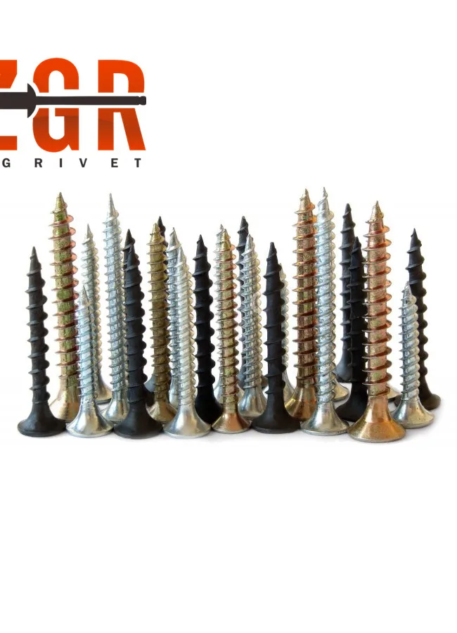 Zinc plated Black Phosphated Drywall Screws  with Bugle Head Factory Price and High Quality