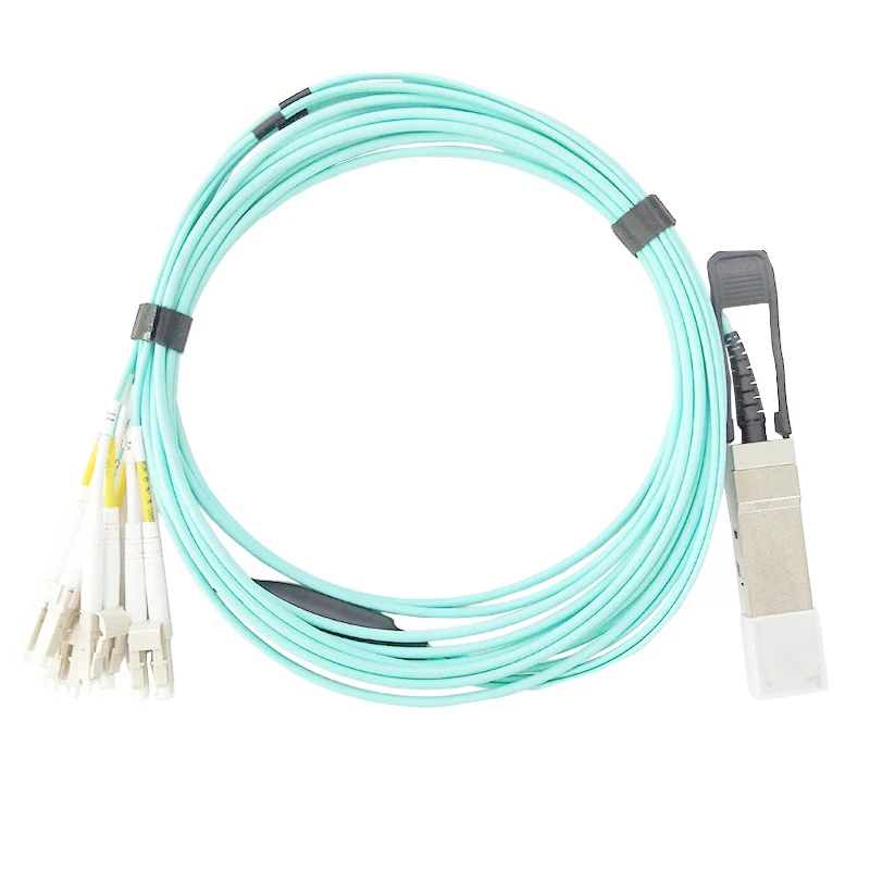 Yunvo QSFP-8LC-AOC3M 40G QSFP+ to 4 Duplex LC AOC 3M 40Gbps QSFP+ 8*LC connector 3M Breakout Active Optical Cable 3 meter