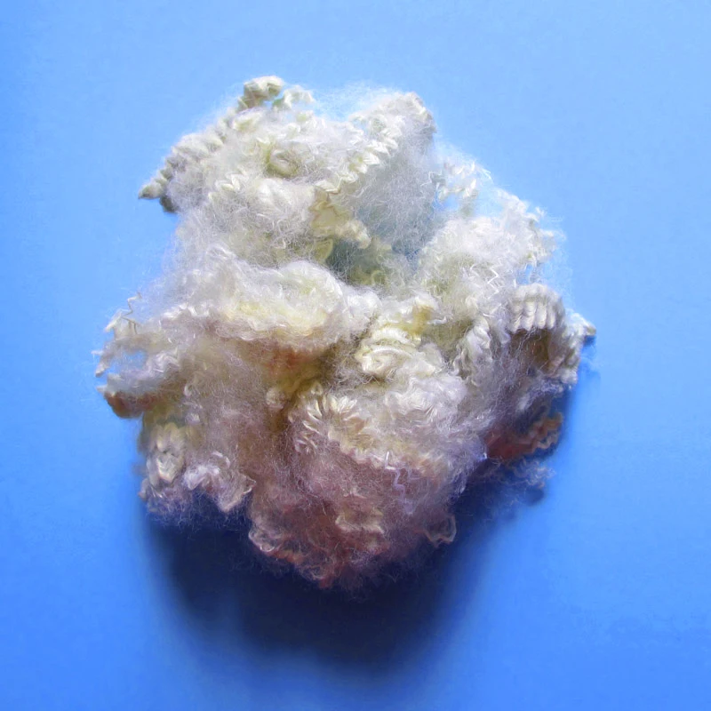 Wholesale 6D Fineness Recycled Polyester Staple Fiber New 3D Design High Density Hollow Conjugated Fiber Used Filling Material
