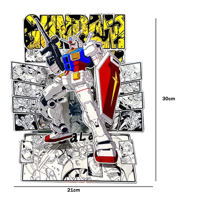 2025 new independent design three-dimensional paper crafts Mobile Suit Gundam anime genjo fashion high-grade decorative painting