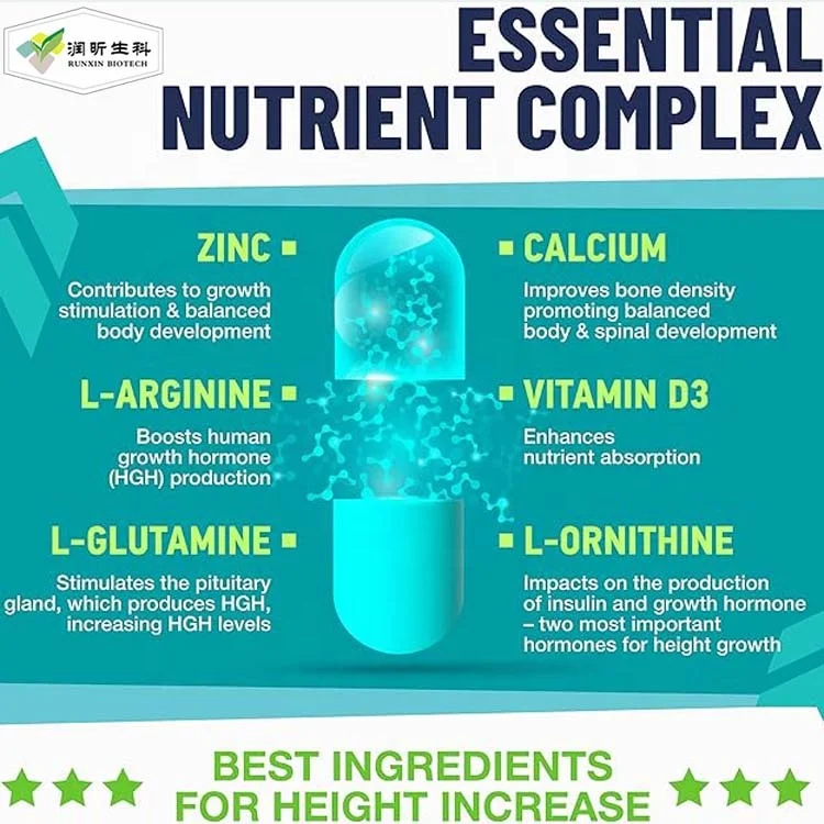 Bone Grow capsule Taller hight increase tablet pills height growth supplement grow taller for Adults Kids