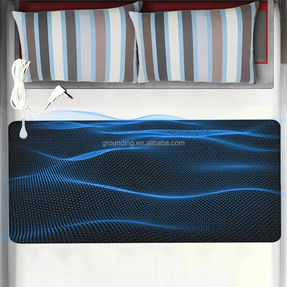 bed sheet anti-static Grounding Mat Earthing Yoga Connect With Cord Mat Mouse Pad Therapy For Relieve Stress And Pain