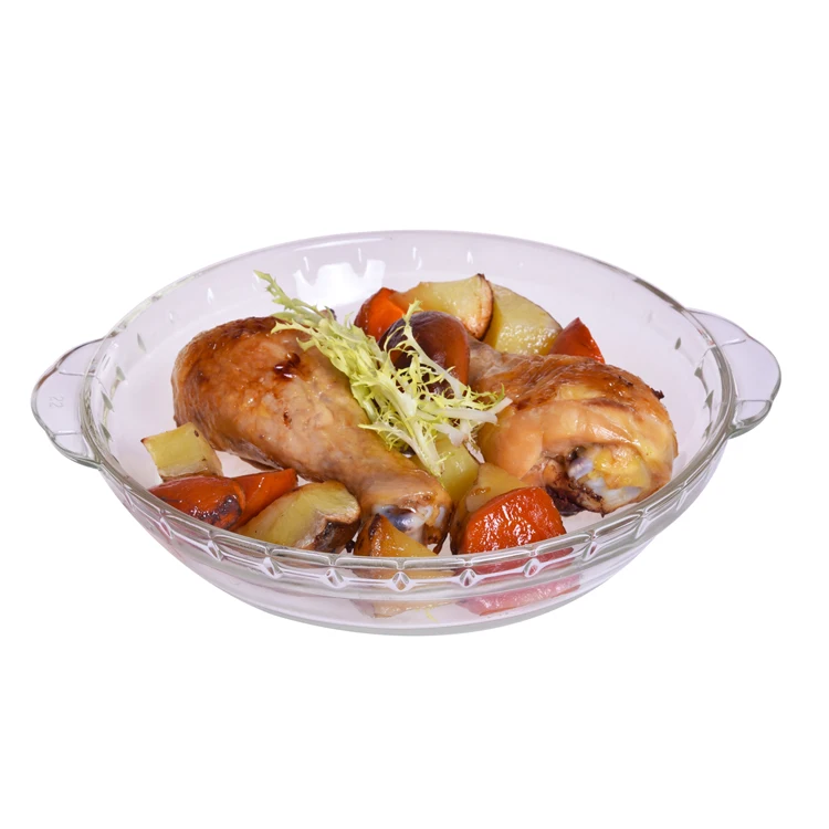 Базовая стеклянная посуда для выпечки пирога в духовке 9 5 дюйма форма форме рыбы духовка кастрюля безопасной морепродуктов