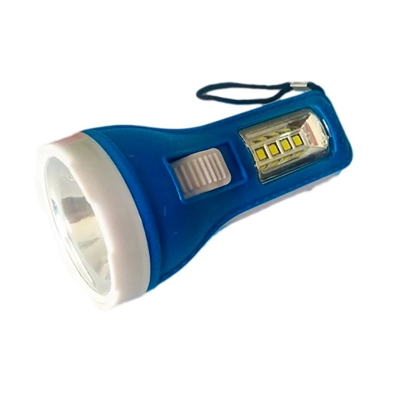 cheap flashlight with AA battery and sidelight   for sell