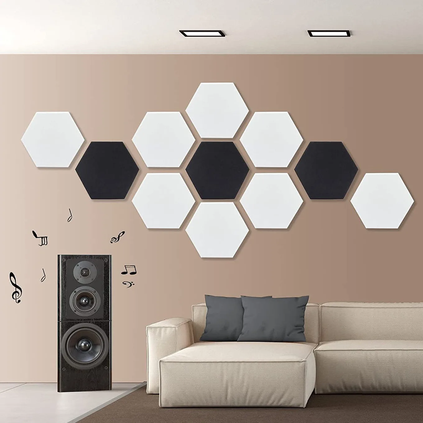 wholesale nordic custom self adhesive wall tiles photo memo boards hexagonal felt bulletin notice pin boards with push pins