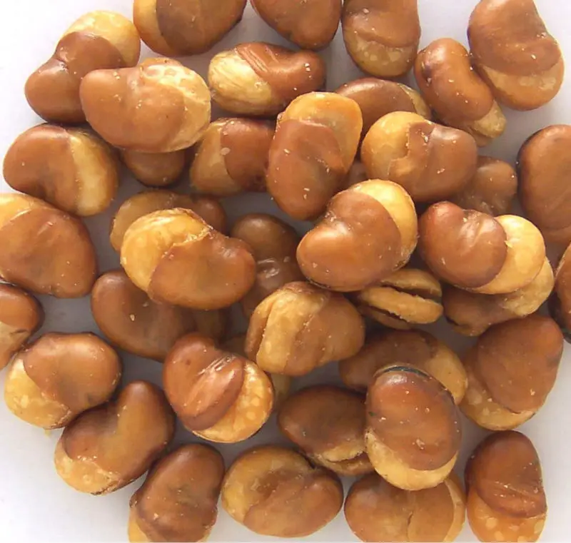 Salted Broad Beans Snack Food , Healthy Spicy Roasted Broad Beans No Pigment