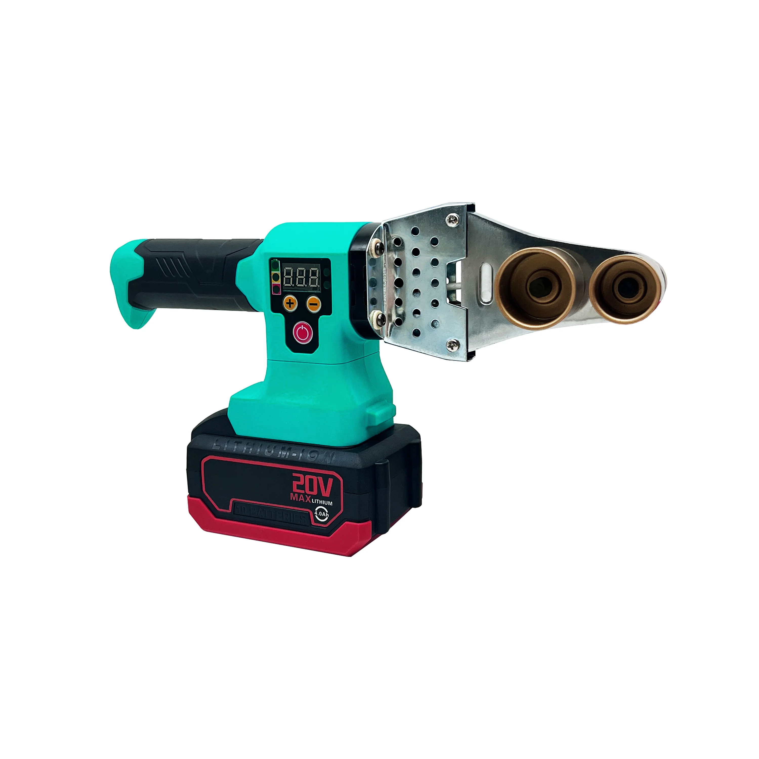 Portable Rechargeable Battery Cordless Electronic Thermostatic Pipe Heating Fuser Plastic PPR Welding Hot Melt Machine