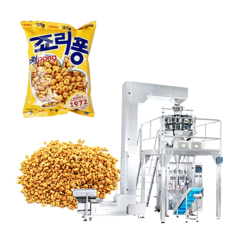 High speed automatic vertical frozen vegetable sweet corn packing machine