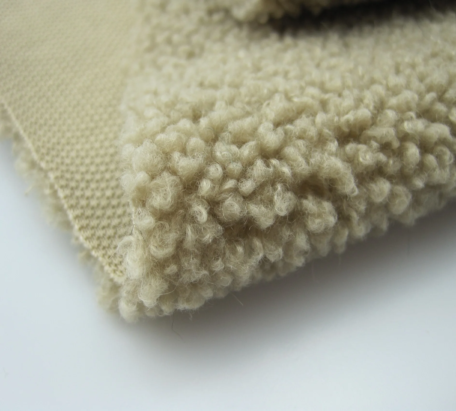 High Quality TEDDY Fur Curly Faux Fur For Garment/ Home textiles / Toy/ Kids Wear/