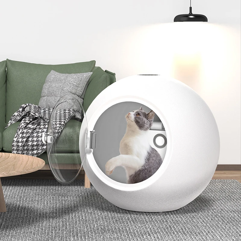 Smart Temperature Control System Silent Noise Reduction High Wind Speed Automatic Pet Grooming Dryer Machine Box Pet Hair Dryer