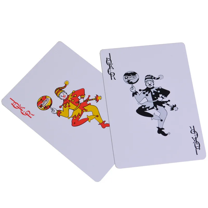 Custom printed waterproof poker cards plastic Texas poker cards
