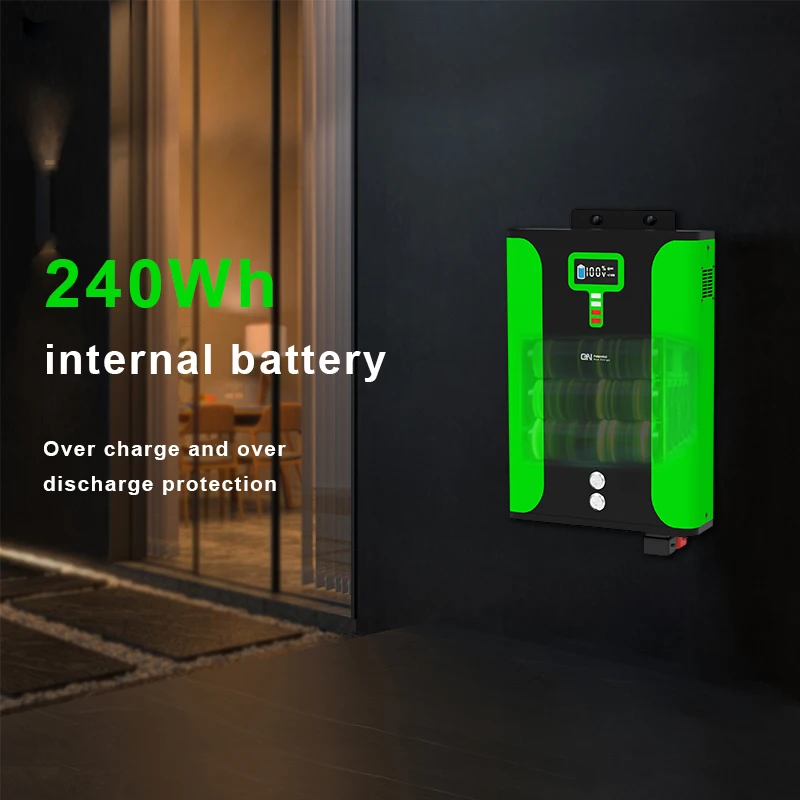 Потенциальная Новая Энергия 60ah Power Bank Кемпинг портативный блок питания солнечная панель заряд светодиодный дисплей для наружной рыбалки