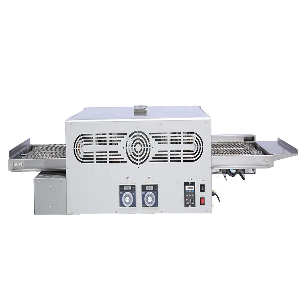 BERDASENA mutilfuctions automatic  maker biscuit machine bakery equipments gas burner conveyor belt pizza oven