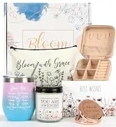 Relaxation Gift Tumbler Encouragement Basket Box Get Well Soon Women Spa Self Care Gift Set