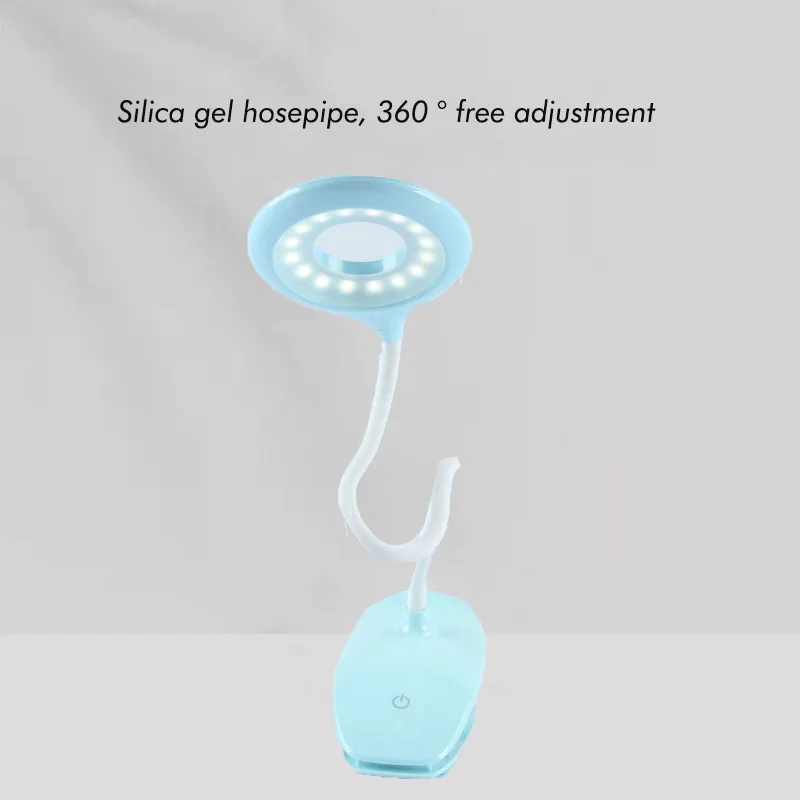 Новая модная светодиодная маленькая Настольная лампа с usb-зажимом светильник для студенческого общежития сенсорная защитой
