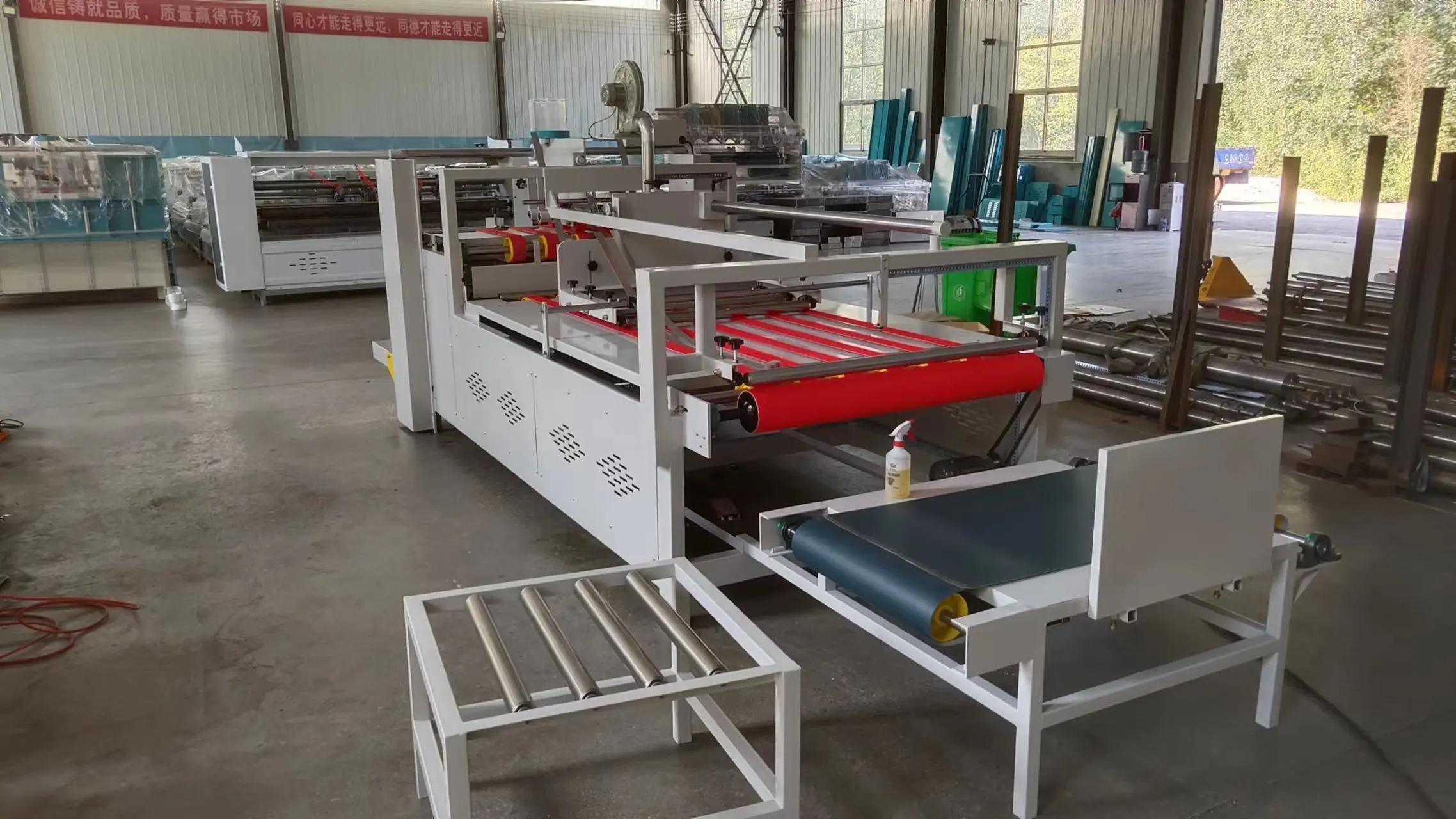 QH High Speed Semi-auto Corrugated Cardboard Folder Gluer Machine /manual glue machine
