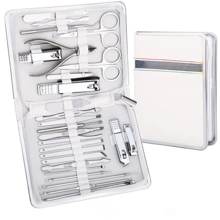 Manufacturer Stainless Steel Toe Nail Clipper Set 18PCS Manicure Pedicure Set Nail Cutter Kit