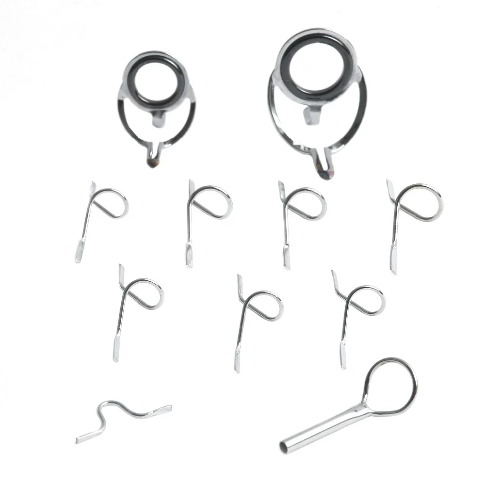 Hard Chrome fly fishing rod guides set 9ft 4wt to 6wt rods