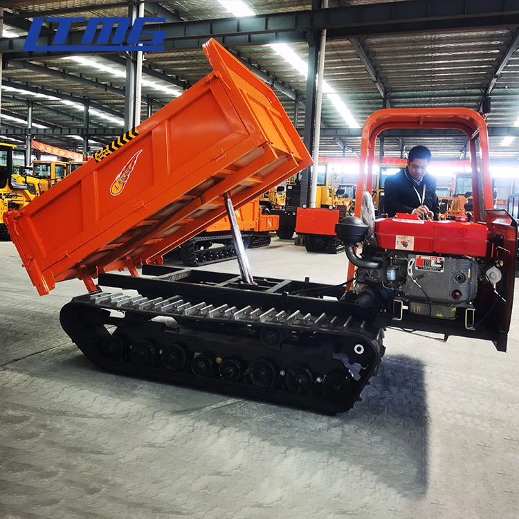 LTMG new 1.5 T 3T 3ton Hydraulic Mini tracked carrier Truck Crawler Dumper for sale