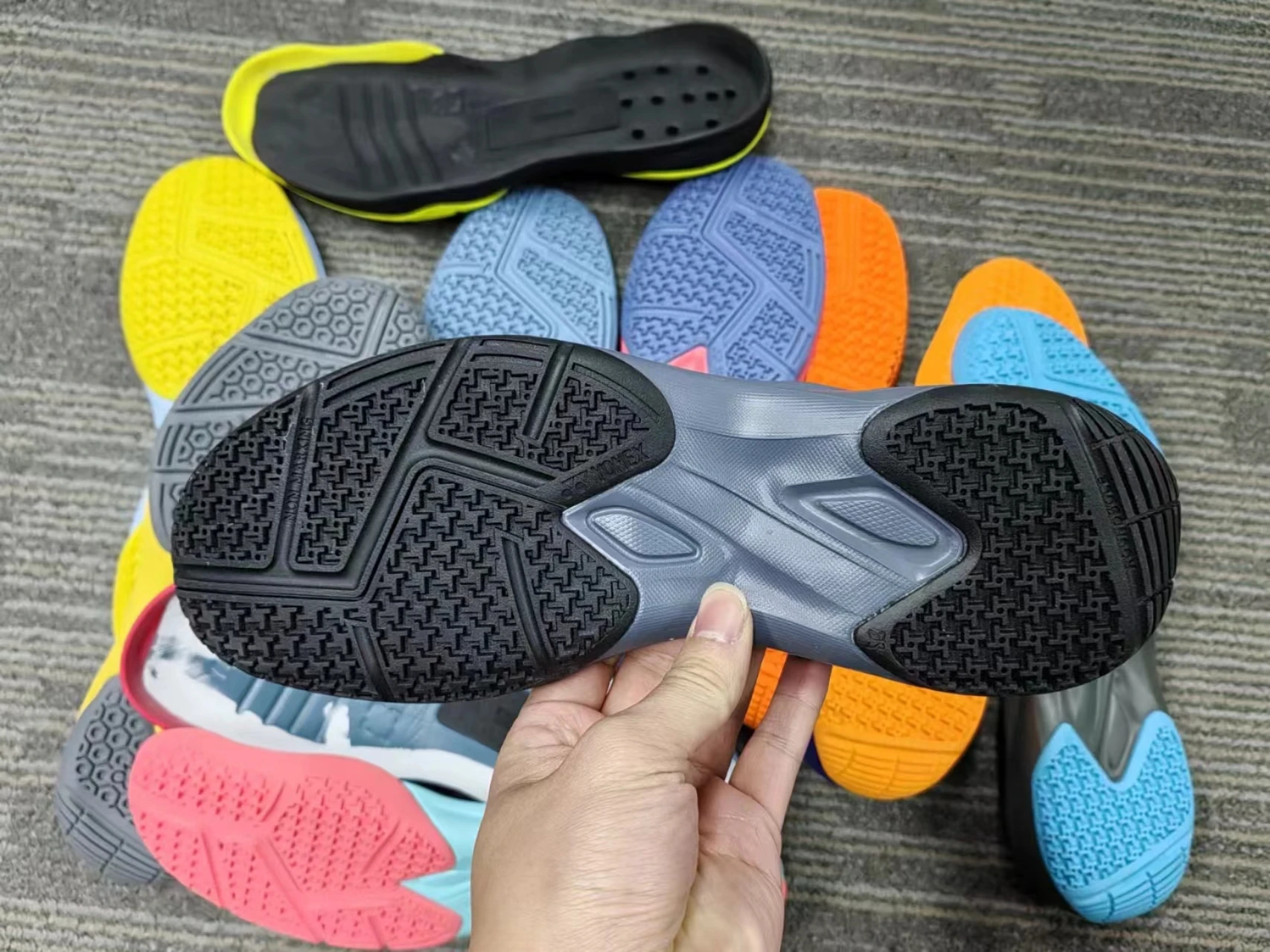 Wholesale Soft Sneaker Sole Badminton table tennis Shoe Sole MD RB Outsole