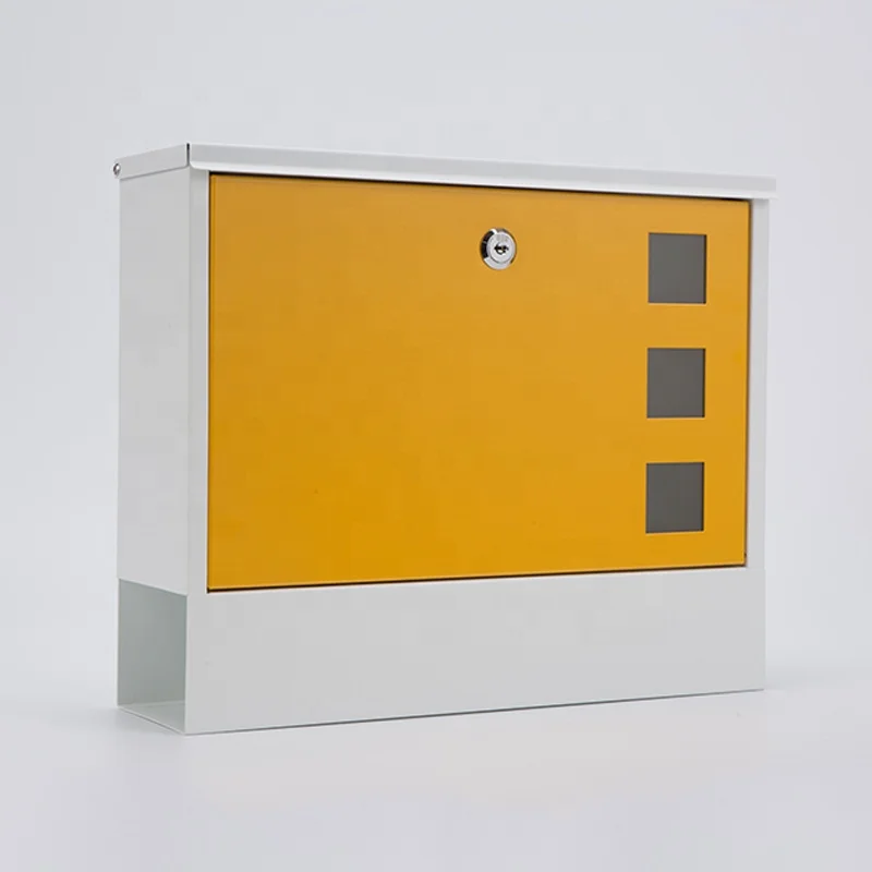 Modern Style Mailbox Wall Mount OEM Custom Post Boxes Secured Letter Box