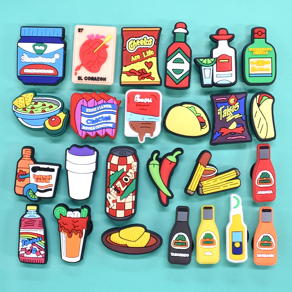 Luxury Pvc Shoe Charms Accessories Lucky Decorationfor Shoes And Parts Wholesale Button Style For Clog Use Mexico