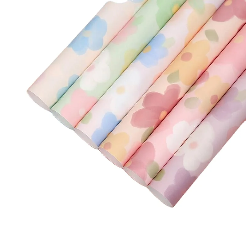 Dreamy flowers small fresh flowers bouquet wrapping paper gift wrapping materials florist materials