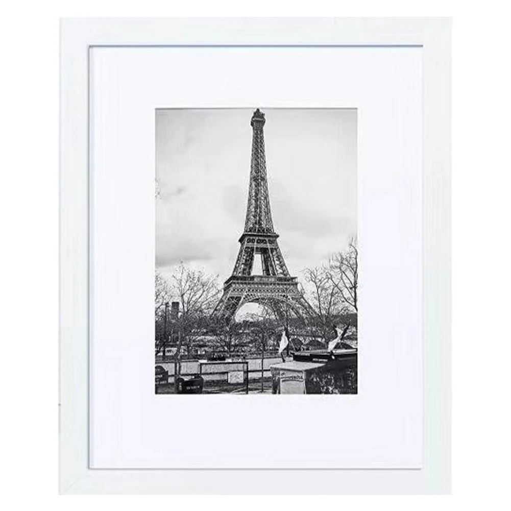 Desk Wall Albums Accessories Decorations Photo Frame with Mat Picture Plastic PVC 5x7 6x8 8x10 11*14 Inches Black White Sl