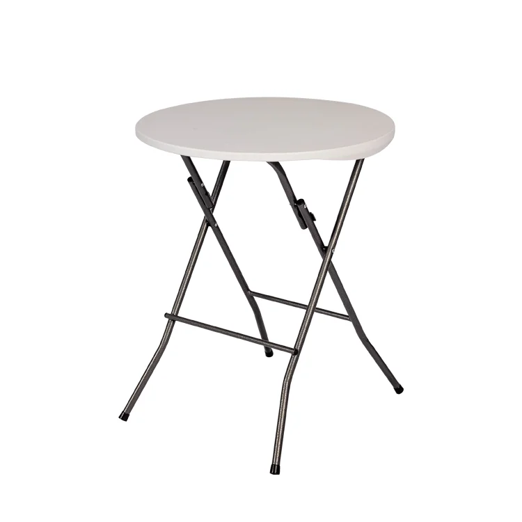 Пластиковый круглый банкетный стол из полиэтилена высокой плотности