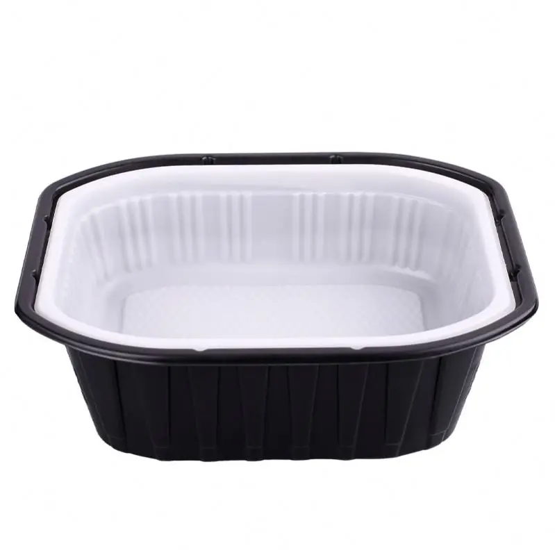 Custom Logo Takeaway Food Container Plastic Disposable Self Heating Lunch Box Heated