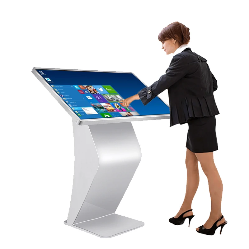 32 42 46 55 60 inch tv floor standing lcd interactive digital touch screen kiosk
