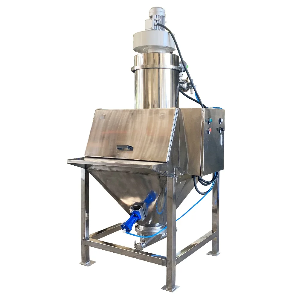 
dust-free particle powder feeding station 304 stainless steel feeding station 