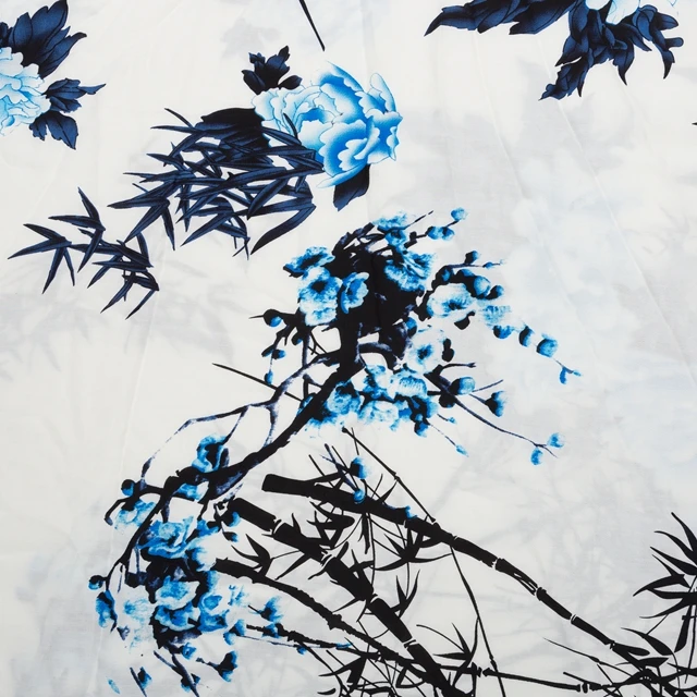 
Hot sale print viscose fabric for garment 