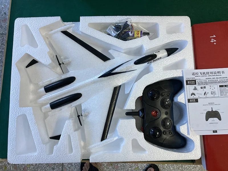 2.4g epp foam gyro r c glider fighter hobby model vs f16 f22 f35 su27 su35 trainer remote control airplane rtf rc jet plane