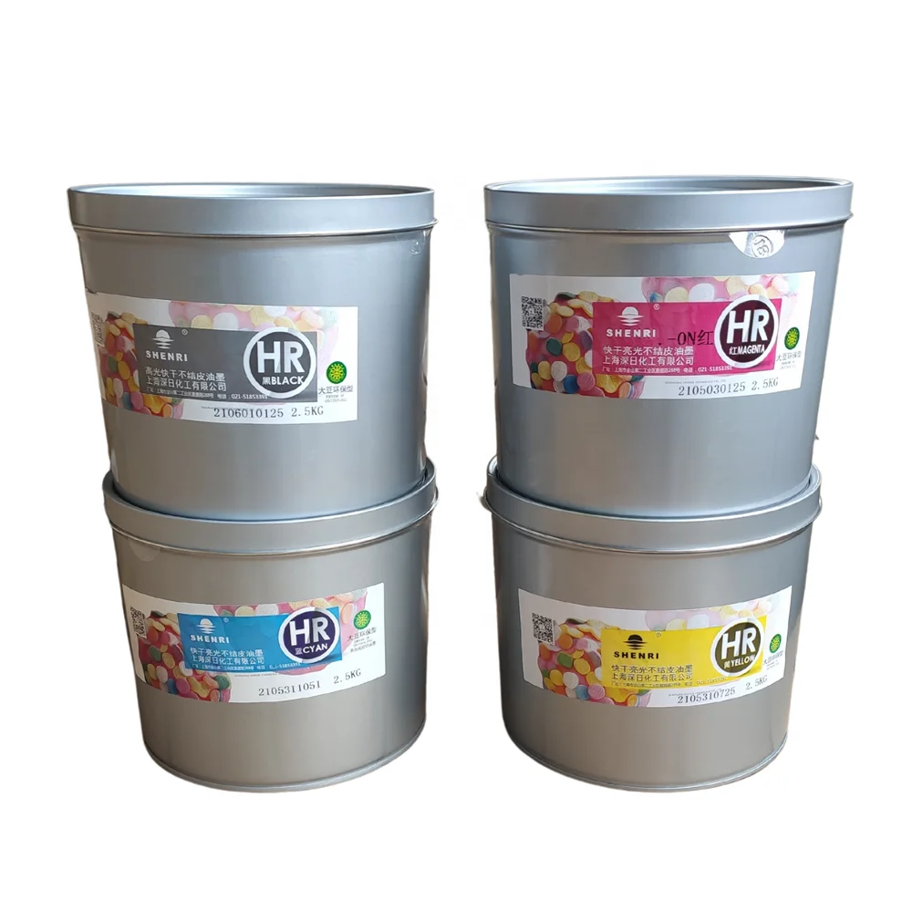 Four color  Model 2.5 HR sheet-fed offset printing ink