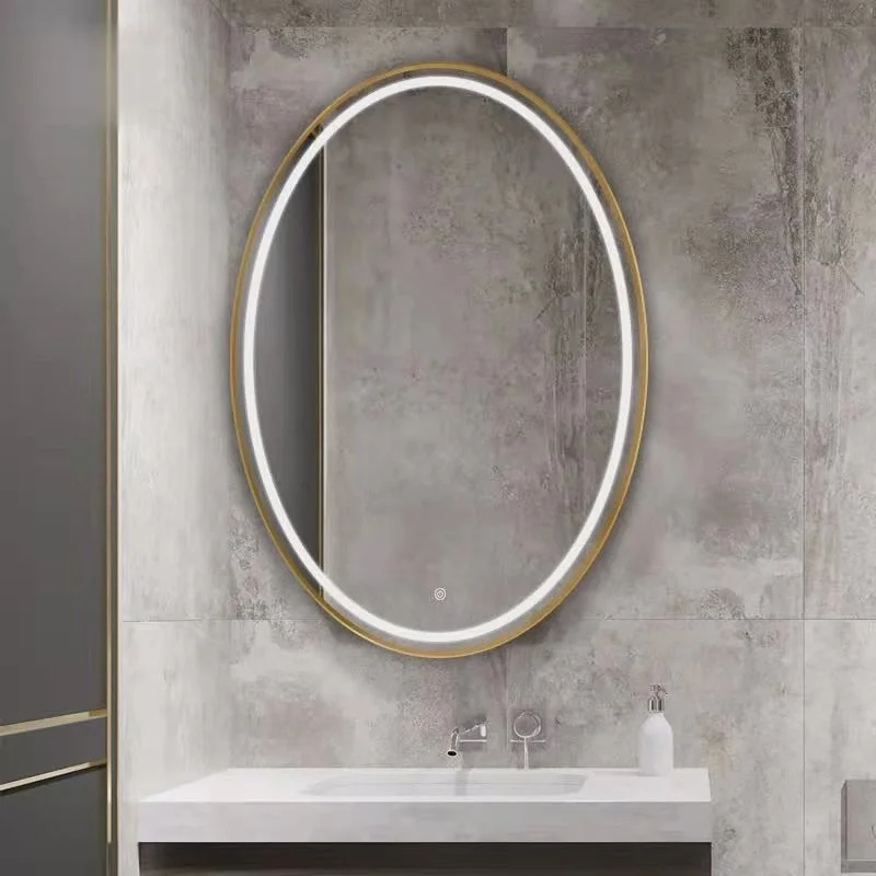 Modern Home Decorative round Smart LED Glass Mirror Wall Mounted for Bathroom or Salon Wholesale from China