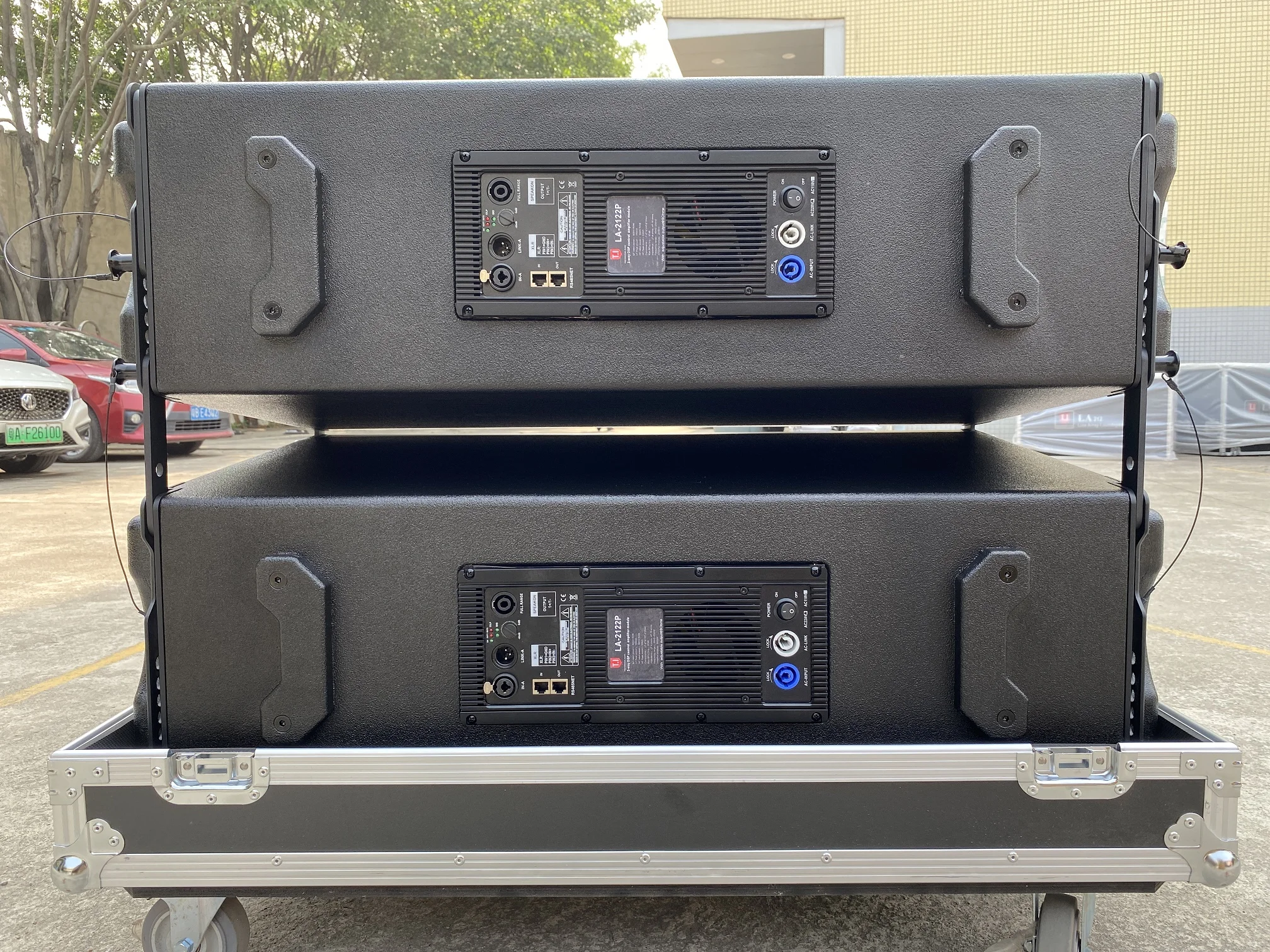 Customization sound equipment/amplifiers/speaker audio system double 12 inch three way passive line array speakers