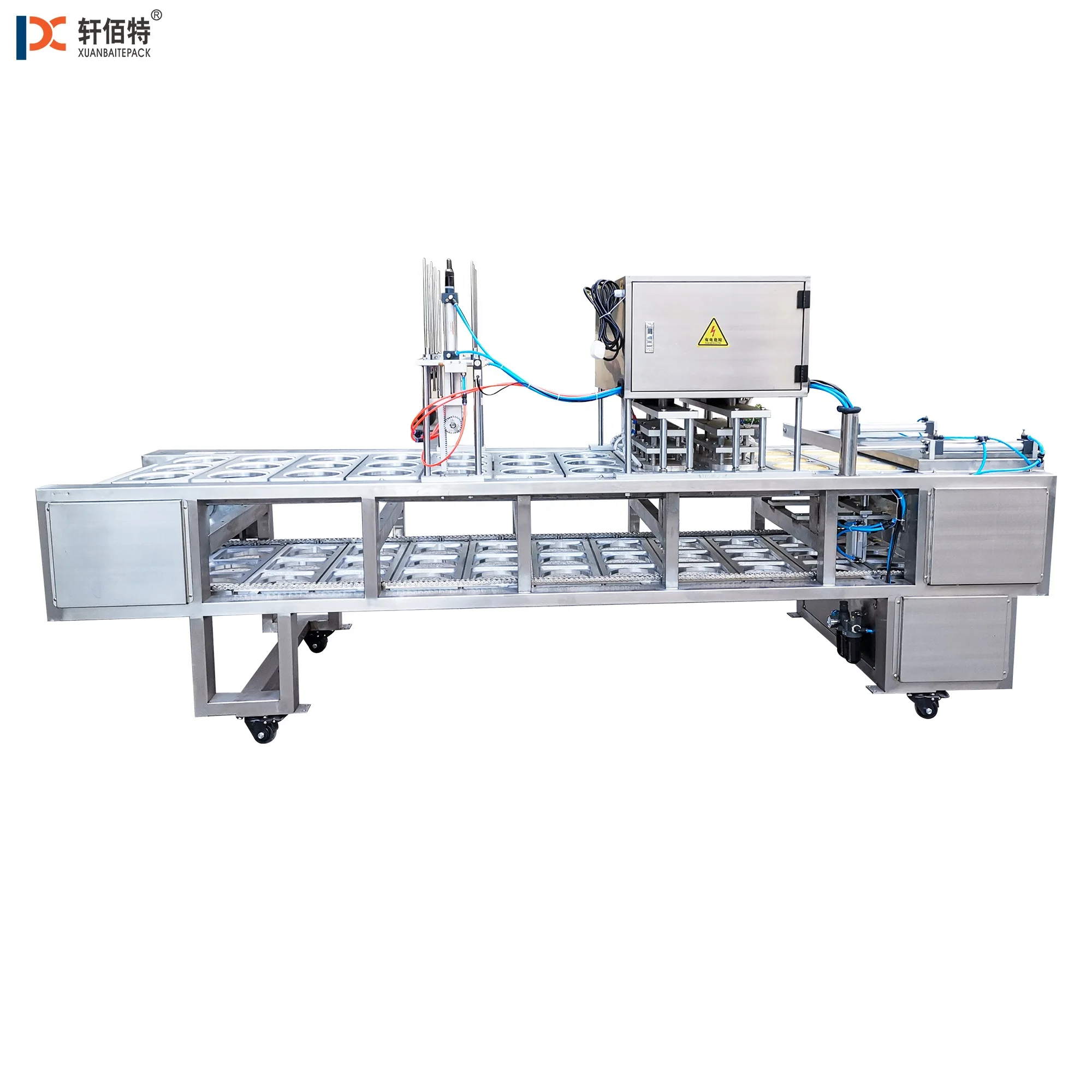 Automatic Cup Filling Sealing Machine/ Plastic Cup Sealer for Flavored Drink Stirred Yoghurt Fruit Yoghurt