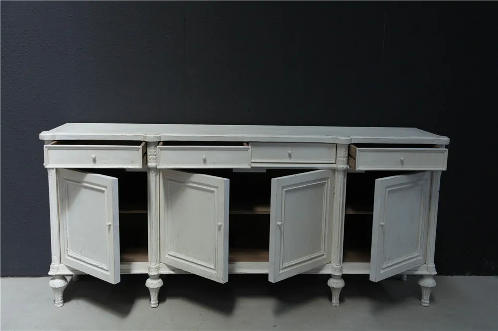 2021 New Design Chinese antique European style living room wooden carved